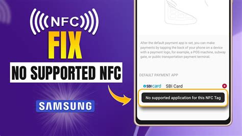 android no supported app for this nfc tag|google pay nfc not working.